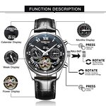 Skeleton Mechanical Watch Factory - Carnival Luxury 5 Hand 12/24 Hour Calendar
