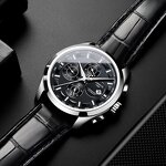 Mechanical Wristwatch Factory - Switzerland Luxury Fashion Leather Strap Waterproof