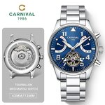 Men's Wristwatch Manufacturer - IW Casual Stainless Steel Automatic Hollow