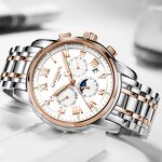 Tourbillon Watch Factory - Luxury Men's Green Dial Luminous Automatic