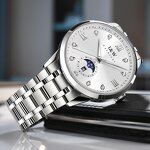 Men's Mechanical Watch Manufacturer - Luxury Skeleton Hollow Luminous Stainless Steel