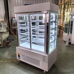 Cake Display Showcase Manufacturer - OEM/ODM Vertical LED Light Air Cooler