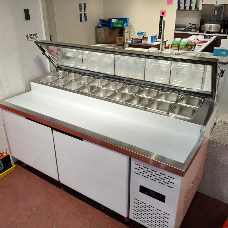 Salad Display Cabinet Manufacturer - OEM/ODM Multi-Tier Single-Temperature