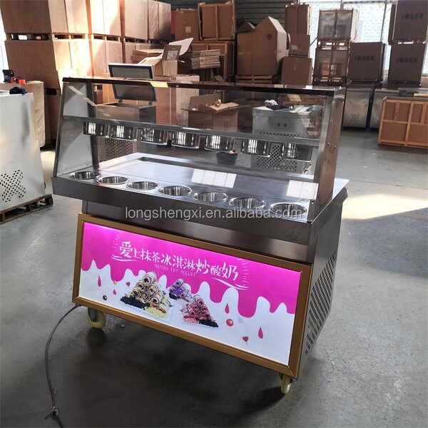 Rolled Ice Cream Machine Manufacturer - OEM/ODM Stainless Steel Single Pan