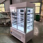 Cake Display Showcase Manufacturer - OEM/ODM Vertical LED Light Air Cooler