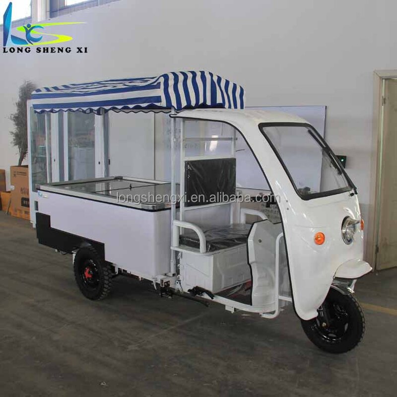 Ice Cream Tricycle Manufacturer - OEM/ODM Solar Power Electric Delivery