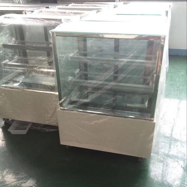 Cake Showcase Manufacturer - OEM/ODM Right Angle Glass Air Cooler