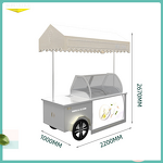 Ice Cream Cart Manufacturer - OEM/ODM Cabinet Trolley Towable Food