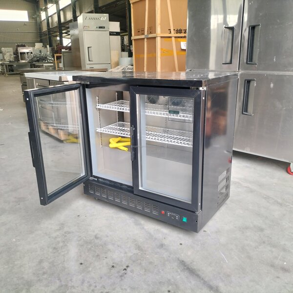 Glass Door Refrigerator Manufacturer - OEM/ODM Double Door Back Bar