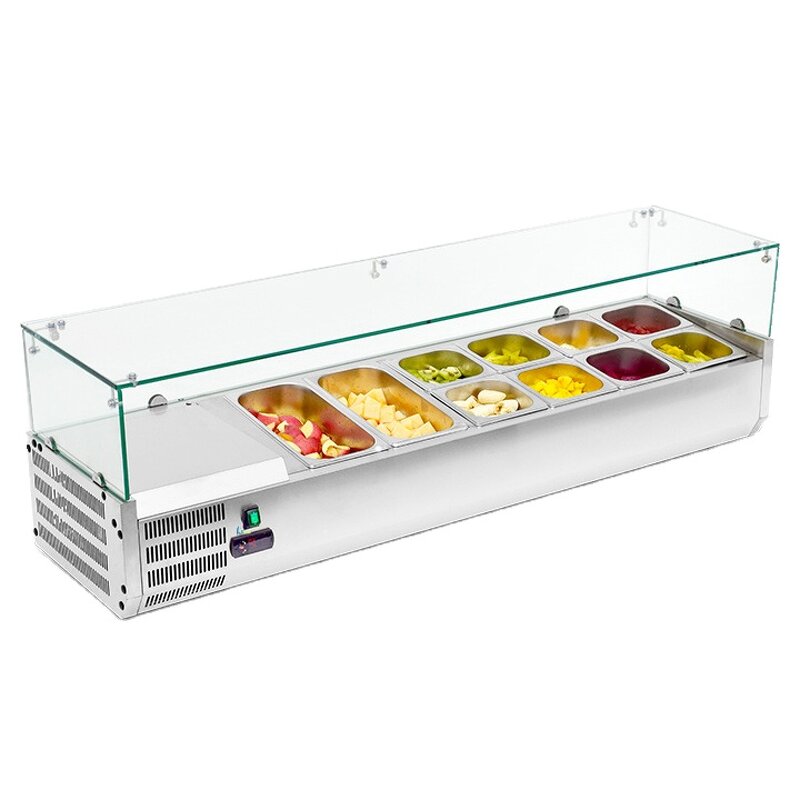 Refrigerated Counter Manufacturer - OEM/ODM Stainless Steel Hot Pot Prep