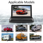 Car Rear View Monitor Factory - Private Label Foldable 4.3 Inch