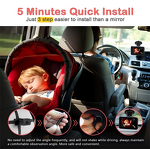 Car Baby Mirror Manufacturer - Private Label Easy Installation