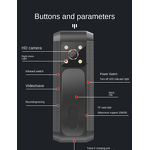 Sports Camera Recorder Factory - Private Label Clip-On with LED