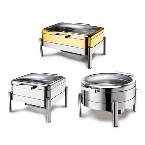 Rose Gold Chafing Dish Manufacturer - OEM/ODM Buffet Food Warmer