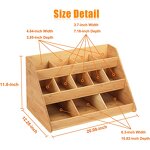 Bamboo Organizer Manufacturer - OEM/ODM 12 Compartments Coffee Pod
