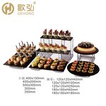 Buffet Riser Set Manufacturer - OEM/ODM Glass Durable Food Display