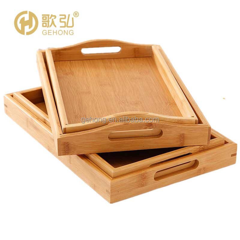 Wooden Tray Manufacturer - OEM/ODM Breakfast Bamboo Food Serving