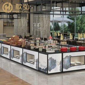 Buffet Counter Manufacturer - OEM/ODM Mobile LED Marble Induction