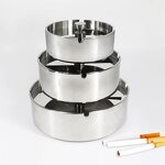 Desktop Ashtray Manufacturer - OEM/ODM Stainless Steel Rotating Windproof
