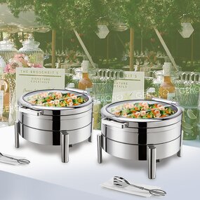 Hydraulic Chafing Dish Manufacturer - OEM/ODM 304 Stainless Steel Luxury