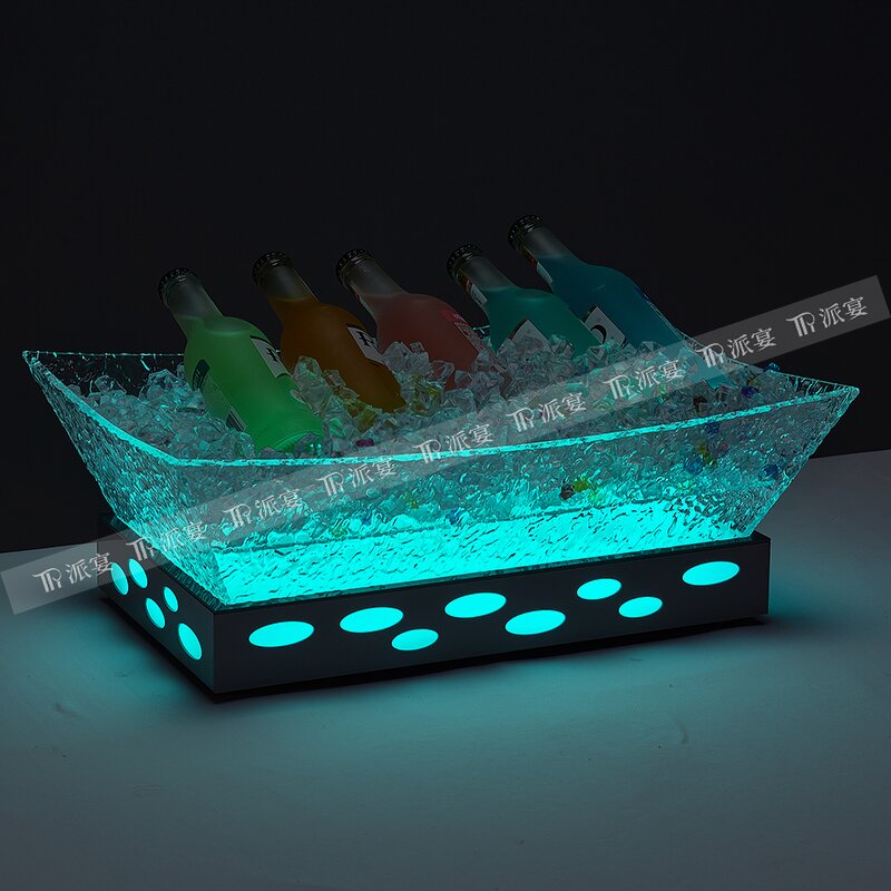 Ice Tray Manufacturer - OEM/ODM LED Rectangular Seafood Display