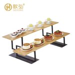 Bread Display Rack Manufacturer - OEM/ODM Wood Bakery Cabinet