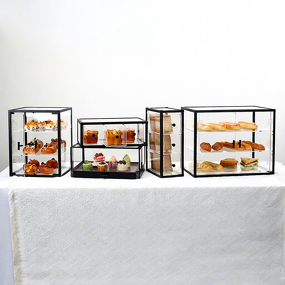 Bread Rack Manufacturer - OEM/ODM Solid Rubber Wood Black Stainless