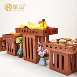 Cake Display Stand Manufacturer - OEM/ODM 5 Star Hotel Wood Luxury