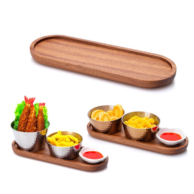 Dessert Display Stand Manufacturer - OEM/ODM Sapele Wood 3 Tier