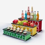 Food Display Rack Manufacturer - OEM/ODM LED Lamp Hotel Banquet