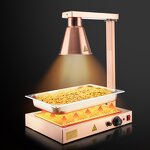 Food Heat Lamp Manufacturer - OEM/ODM Golden Stainless Steel Buffet