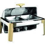 Chafing Dish Manufacturer - OEM/ODM Modern Glass Windows Golden Legs