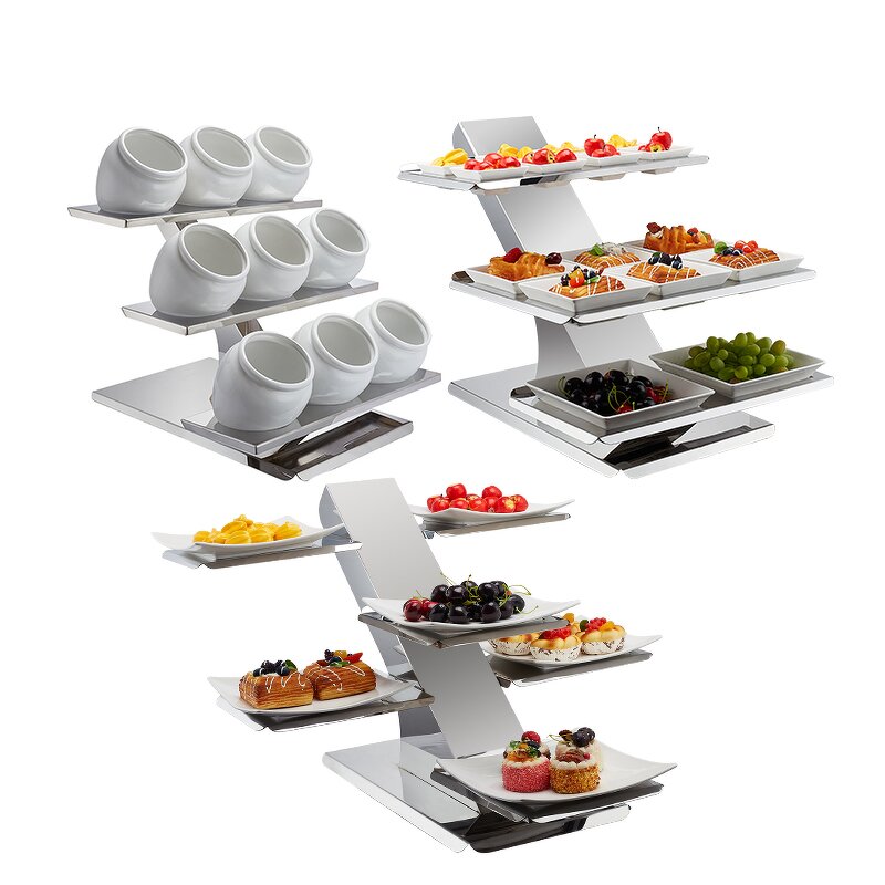 Cake Stand Manufacturer - OEM/ODM 3 Tier Stainless Steel