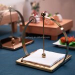Tissue Holder Manufacturer - OEM/ODM Golden Decorative Metal