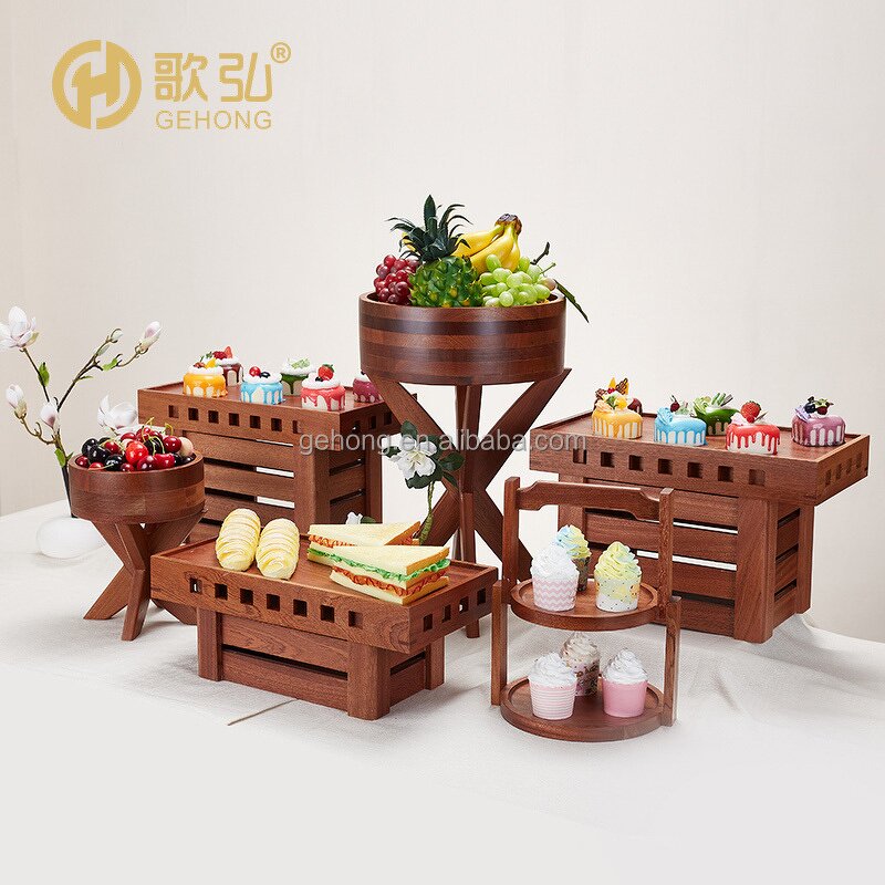 Wooden Display Stand Manufacturer - OEM/ODM Solid Wood Buffet Riser