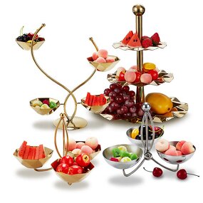 Dessert Stand Manufacturer - OEM/ODM 3 Layer Stainless Steel