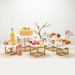 Cupcake Platter Stand Manufacturer - OEM/ODM Acrylic Gold Square