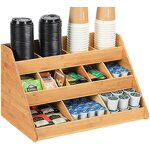 Bamboo Organizer Manufacturer - OEM/ODM 12 Compartments Coffee Pod