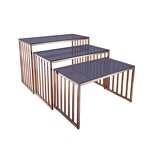 Buffet Table Manufacturer - OEM/ODM Tempered Glass Top Stainless