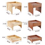 Buffet Display Stand Manufacturer - OEM/ODM Oak Wooden Elevation Serving