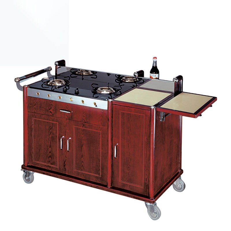 Gas Stove Trolley Manufacturer - OEM/ODM 4 Wheels 3 Drawers