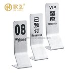 Buffet Tag Stand Manufacturer - OEM/ODM Stainless Steel Erasable