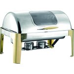 Chafing Dish Manufacturer - OEM/ODM Modern Glass Windows Golden Legs