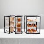 Bread Rack Manufacturer - OEM/ODM Solid Rubber Wood Black Stainless