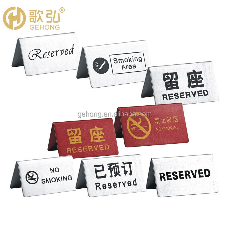 Menu Card Stand Manufacturer - OEM/ODM Stainless Steel Luxury