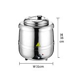Electric Soup Warmer Manufacturer - OEM/ODM 13 Litre Commercial Kettle