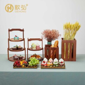 Buffet Display Stand Manufacturer - OEM/ODM Wooden Hotel Food