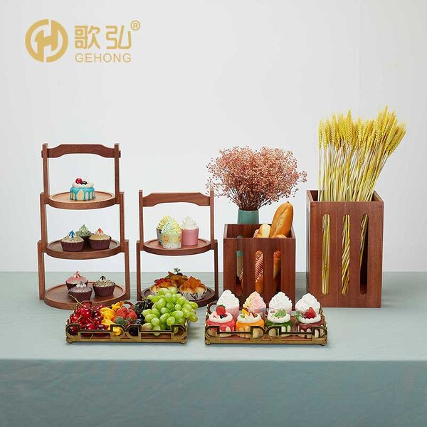 Buffet Display Stand Manufacturer - OEM/ODM Wooden Hotel Food