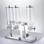 Cereal Dispenser Manufacturer - OEM/ODM Manual Rotating Dual 8 Liter