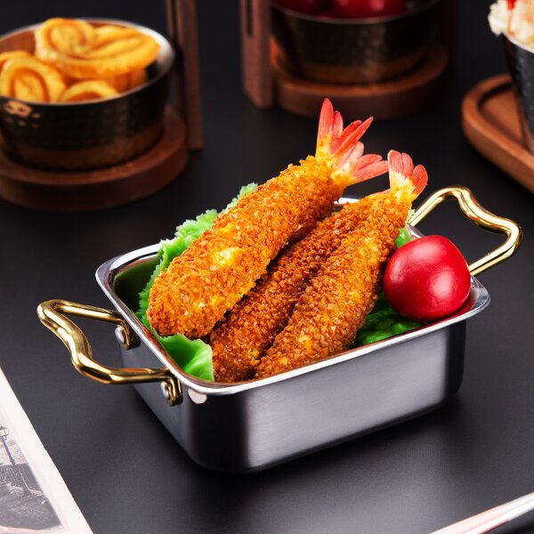 Snack Tray Manufacturer - OEM/ODM Stainless Steel Square Plate